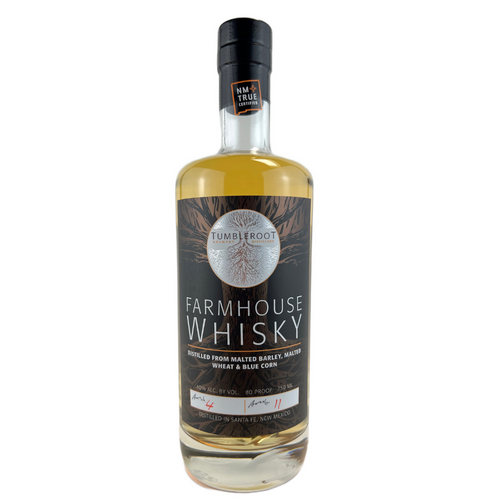 Tumbleroot Farmhouse Craft Whisky — farm-to-bottle small batch whisky distilled in Santa Fe NM